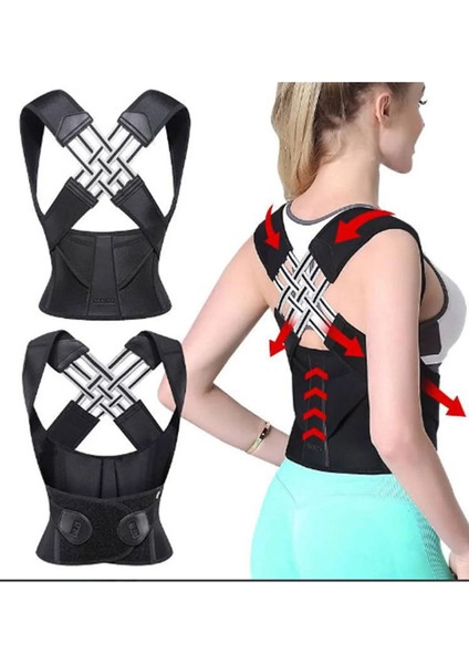 Unisex Dik Duruş Korsesi, Ayarlanabilir, Ortopedik, Bel ve Sırt Destekleyici Sauna Suit fırsatları