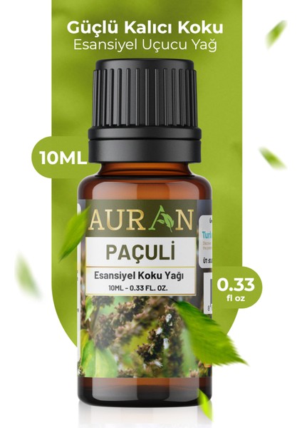 Paçuli Esansiyel Uçucu Koku Yağı Difüzör Esansı Buhurdanlık Yağı Aromaterapi Yağı 10ml