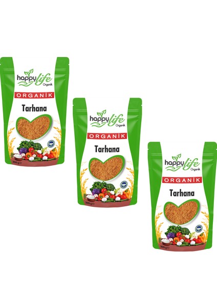 Happy Life Organik Tarhana 300 gr x 3 Adet