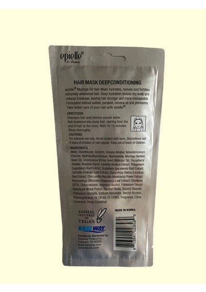 Moringa Yağlı Saç Maskesi