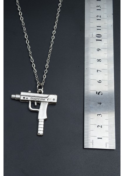 Uzi Gümüş Kaplama Unisex Düz Zincir Kolye kod 876 fırsatları