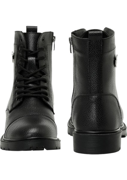 Erkek Postal Fermuarlı Bot SİYAH