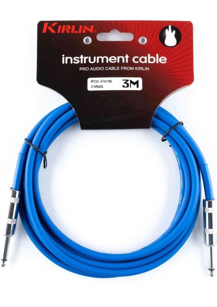 Cable IPCV-241BL 3MT Enstruman Kablosu - Mavi