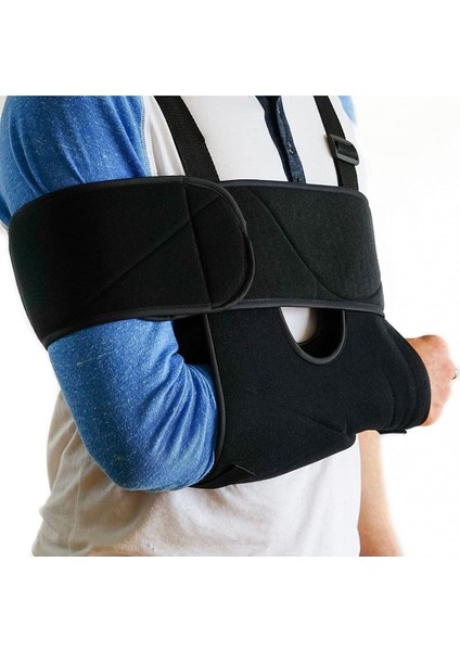 Yumuşak ve ergonomik omuz kol bandajı, süngerli, rahat kullanım, standart beden ve yön