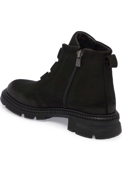 Siyah Nubuk Deri Kadın Casual Bot - K24k1bt67511-A64 Siyah fiyatları