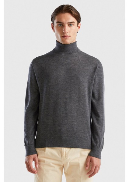 ERK_%100 Extra Fine Merino Dik Yaka Kazak