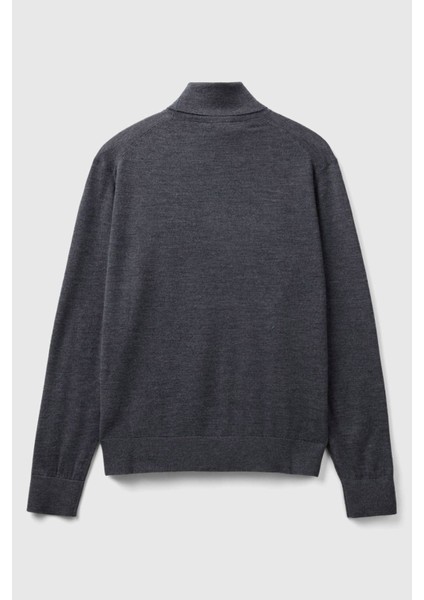 ERK_%100 Extra Fine Merino Dik Yaka Kazak