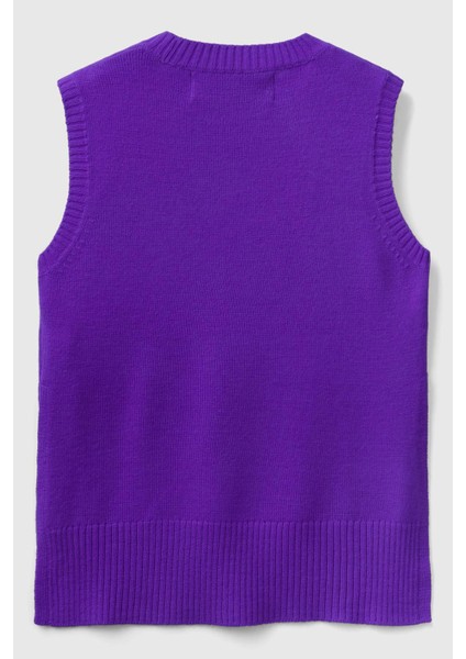 Bn_yün Karışımlı Arkası Uzun Süveter fırsatları