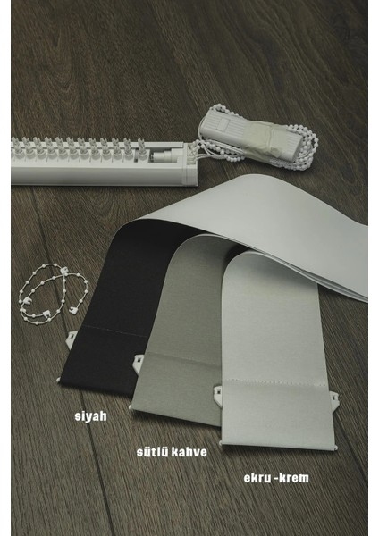 Ekru Karartma Dikey Stor Perde Işık Geçirmez Blackout indirimleri