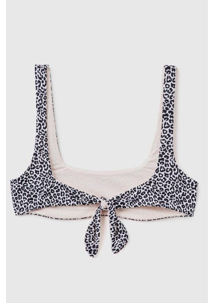 Bn U_leopar Desenli Bikini Üst fırsatları