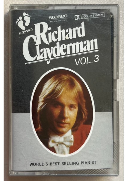 Richard Clayderman Vol 3 Kaset (Dönem Foot Print Stüdyo Kaset)