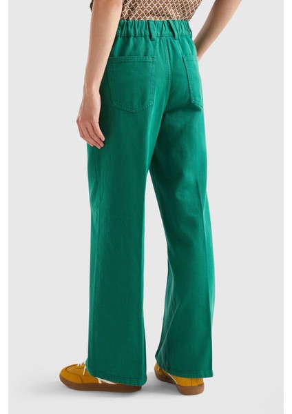 Bn_beli Lastikli Geniş Paça Denim Pantolon modelleri