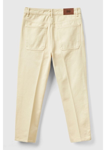 ERK_%100 Koton Wide Fit Denim Pantolon fırsatları