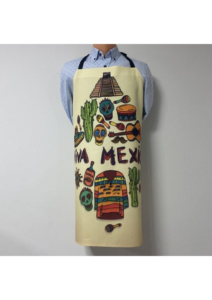 Paredora Viva Mexico Mutfak Önlüğü