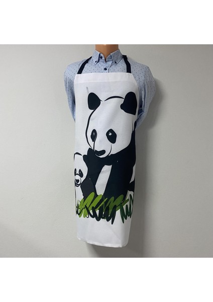 Paredora Panda Ailesi Mutfak Önlüğü