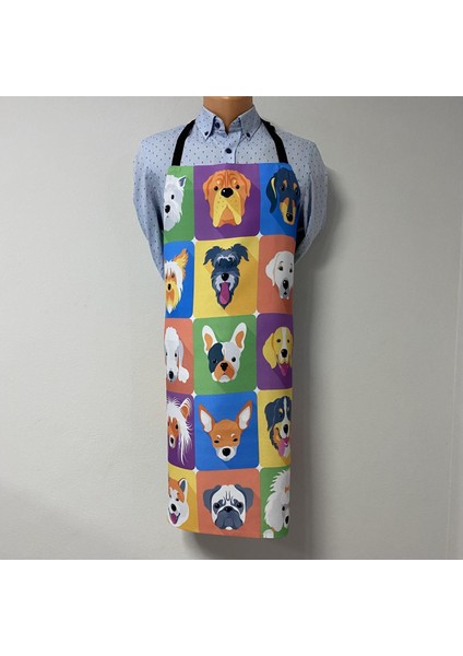 Paredora Köpekler Mutfak Önlüğü