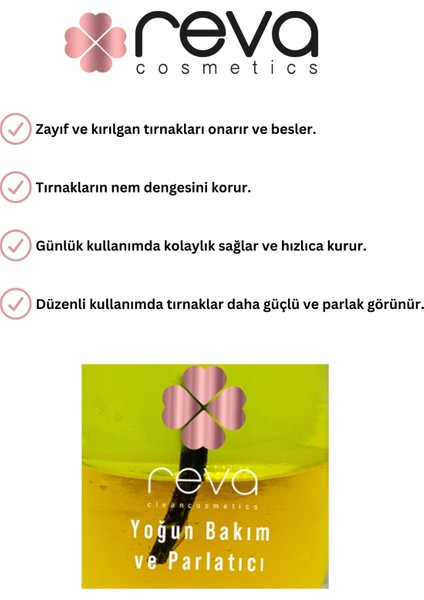 Tırnak Yoğun Bakım ve Parlatıcı & Intensive Care And Bright Nails 11 ml RV567