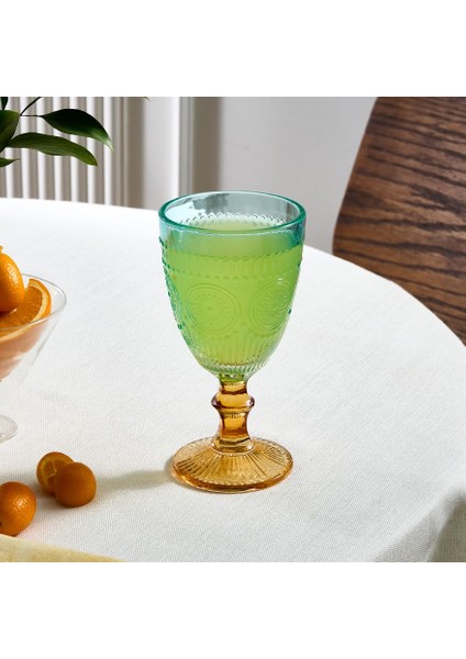 Sunflower Kadeh Bardağı 314 ml Mavi Sarı