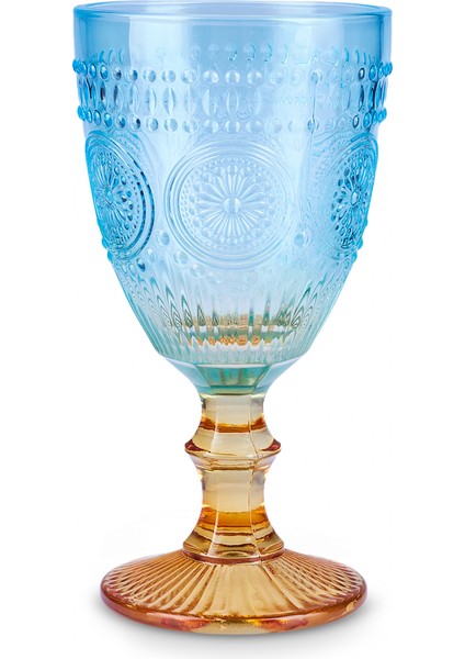 Sunflower Kadeh Bardağı 314 ml Mavi Sarı fırsatları