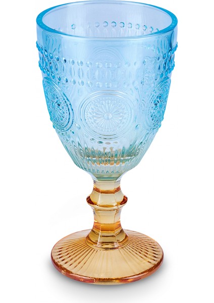 Sunflower Kadeh Bardağı 314 ml Mavi Sarı indirimleri