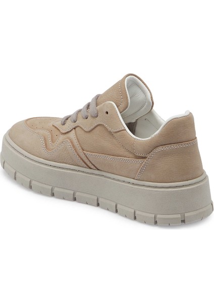 Gri Hakiki Nubuk Deri Kadın Sneaker - K24S1AY67591-A40 fiyatları