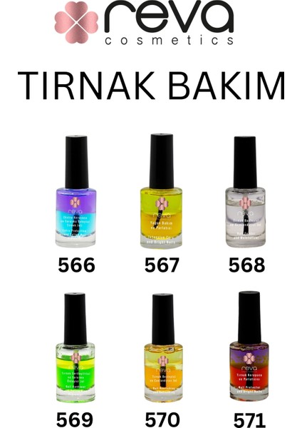 Tırnak ve Sararma Önleyici Jel & Nail Hardener And Yellow 11 ml RV569