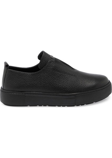 Siyah Hakiki Deri Kadın Sneaker - K24S1AY67574-A23 modelleri