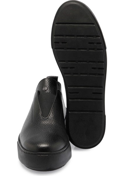 Siyah Hakiki Deri Kadın Sneaker - K24S1AY67574-A23 fırsatları