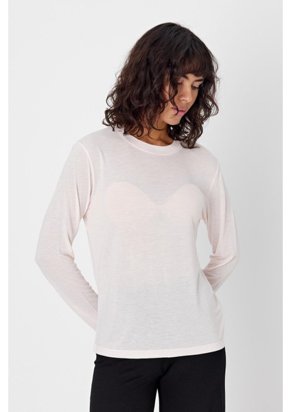 Calliel Bisiklet Yaka Uzun Kollu Basic T-Shirt modelleri