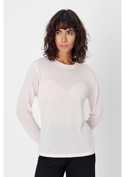 Calliel Bisiklet Yaka Uzun Kollu Basic T-Shirt fırsatları