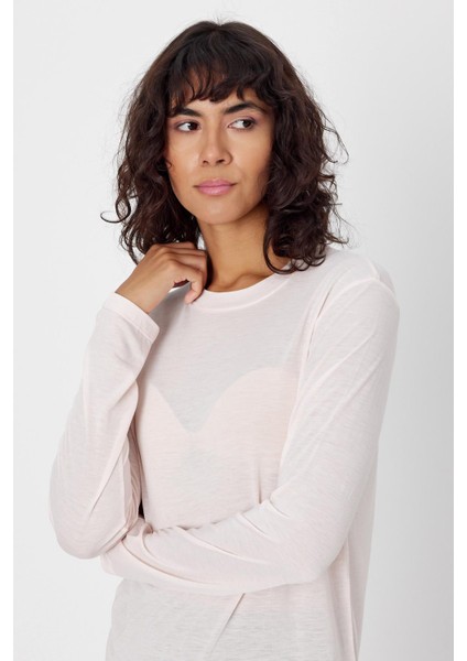 Calliel Bisiklet Yaka Uzun Kollu Basic T-Shirt indirimleri