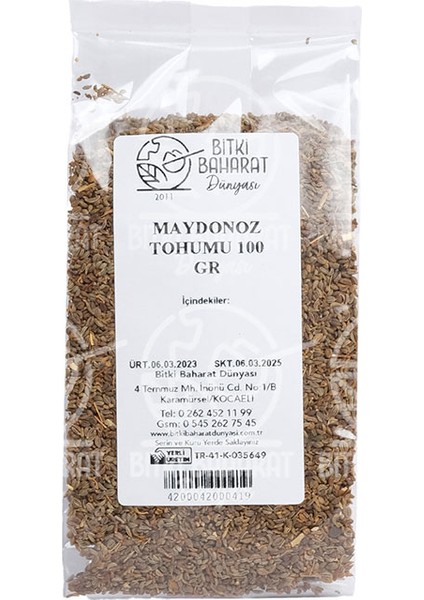 Maydonoz Tohumu 100 gr