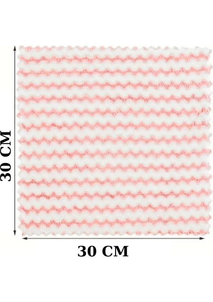 3 Adet - Mikrofiber Mutfak Bezi Temizlik Bezi Mikrofiber Leke Tutmayan Tüy Bırakmayan Mikrofiber Bez