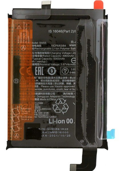 Xiaomi Redmi K40 GAMING - BM 56 - Batarya Pil Sıfır Orijinal