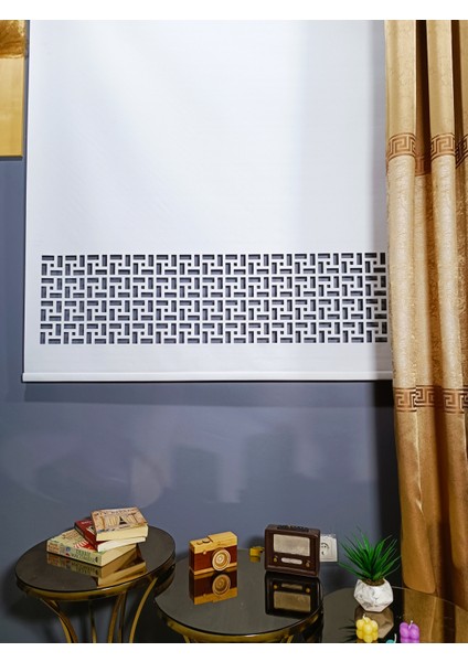 Lazer Kesim Modern Stor Perde KT1006 fiyatları