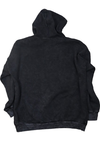 Unisex Yeezus Baskılı Kapüşonlu Yıkamalı Sweatshirt, Oversize Kanye West Baskılı Eskitme Hoodie modelleri