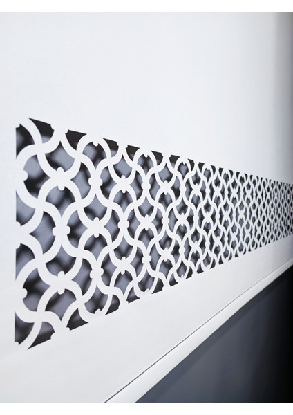 Lazer Kesim Modern Stor Perde KT1008