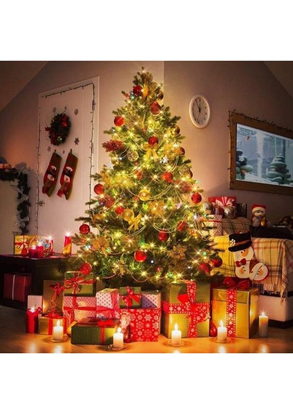 Güneş Enerjili Solar 10METRE Dış Bahçe Aydınlatma LED Su Geçirmez Bahçe Dekarasyon Sarı Işık fırsatları