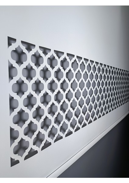 Lazer Kesim Modern Stor Perde KT1007