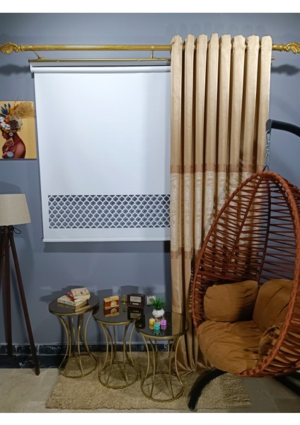 Lazer Kesim Modern Stor Perde KT1007 modelleri