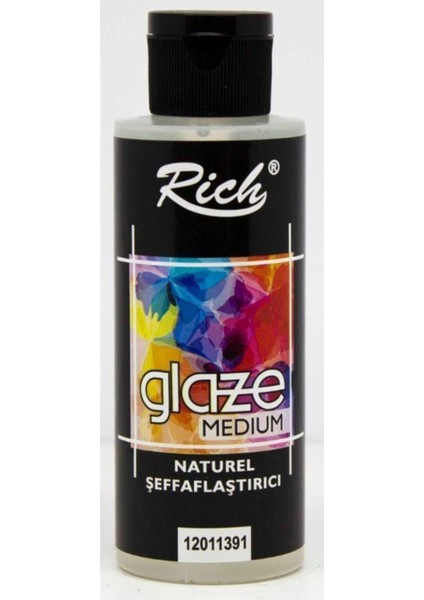 Glaze Medium Naturel Şeffaflaştırıcı Medyum 120 cc