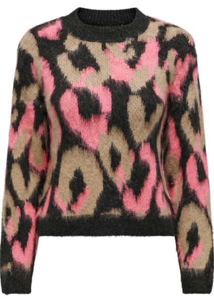 Onlwıld L/S Jq O-Neck Knt Siyah15324461