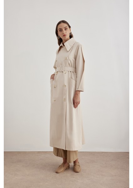 7183111 Kemer Detaylı Pardösü fırsatları