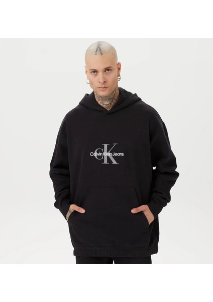 Jeans Archival Monologo Erkek Siyah Sweatshirt