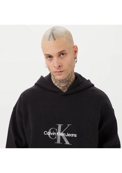 Jeans Archival Monologo Erkek Siyah Sweatshirt fırsatları