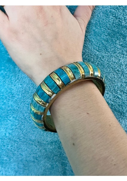 Sedef Kaplama Otantik Kadın Hint Bileziği Çap 7 cm fiyatları