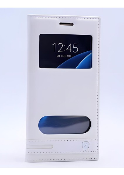 Galaxy A5 2017 Kılıf Elite Pencereli Kapaklı Kılıf