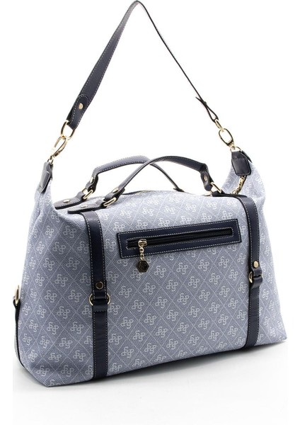 Silver & Polo Mavi - Laci SP1064 Kadın Seyahat Çantası fırsatları