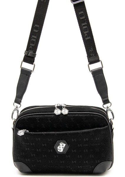 Silver & Polo Siyah - Siyah SP1094 Kadın Çapraz Çanta