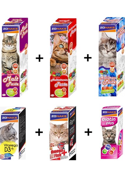 Yetişkin Kedi Malt ve Vitamin Seti